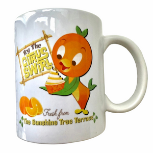 Disney Orange Bird Citrus Swirl Coffee Mug Ceramic Walt Disney World Auth Merch